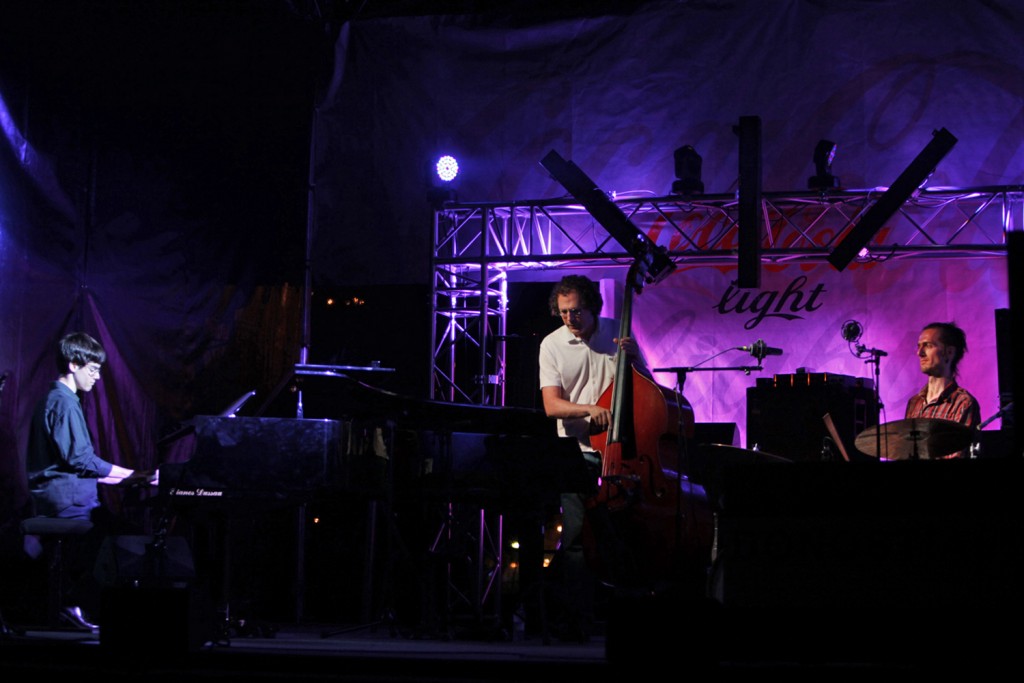 Matt Savage performs at Heineken Jazzaldia in San Sebastian, Spain